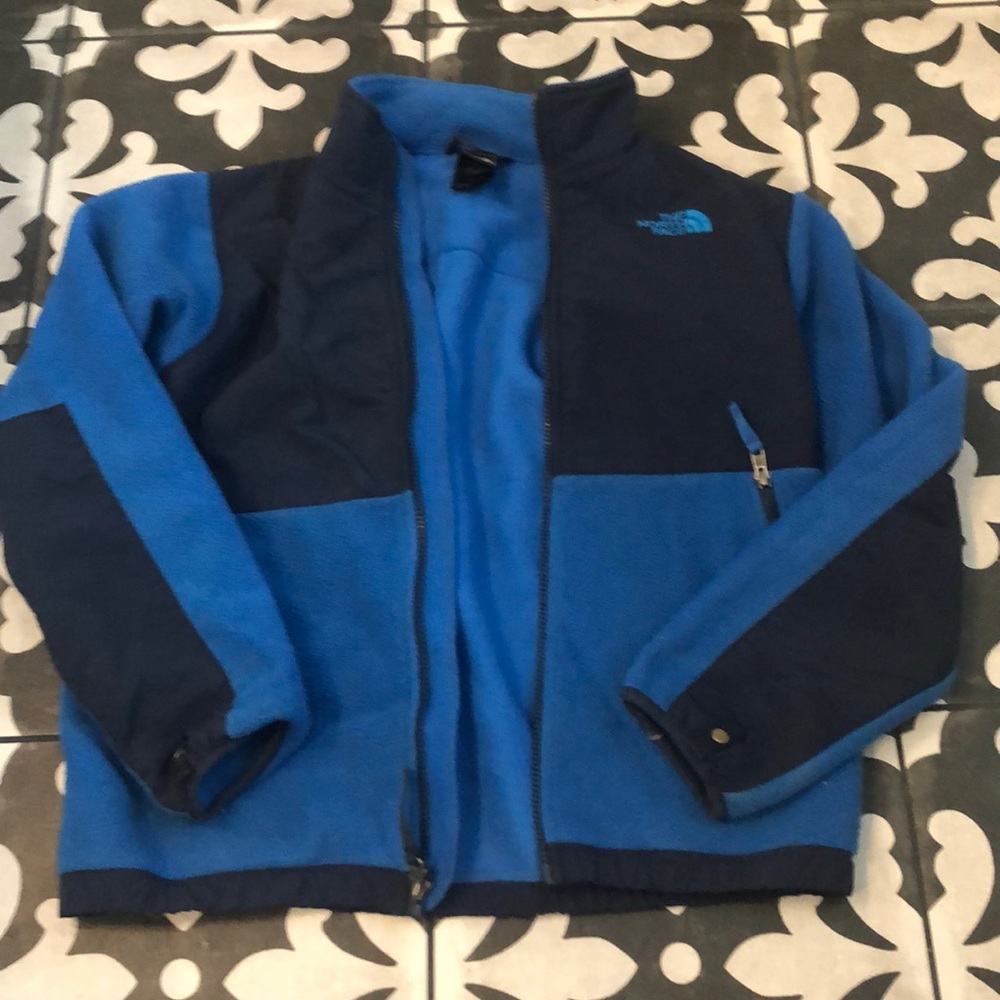 Boys Blue North Face Zip Up!